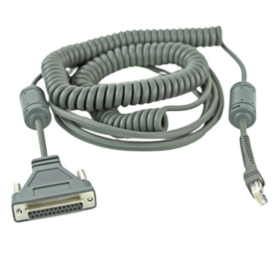 RS232 Cable Nixdorf Beetle DB25 20ft Coiled